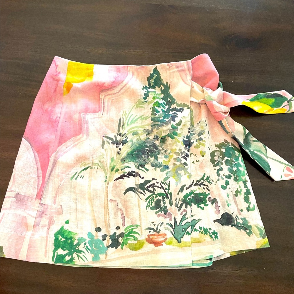 Finders Keepers lemon print skirt new with tags NWT size 6